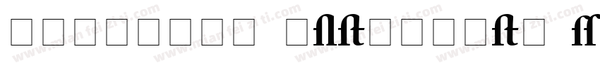 Keyboard Alternate SSi Bold Alternate字体转换